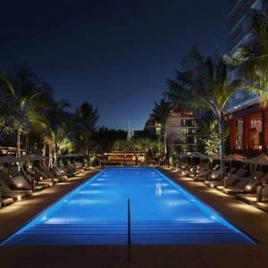Edition Hotel Pool Night